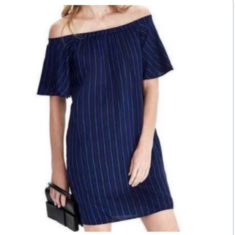 Banana Republic Pocketed off the shoulder dress